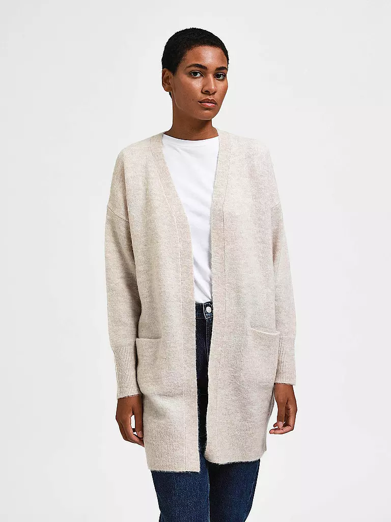 SELECTED FEMME Strickjacke SLFLULU beige